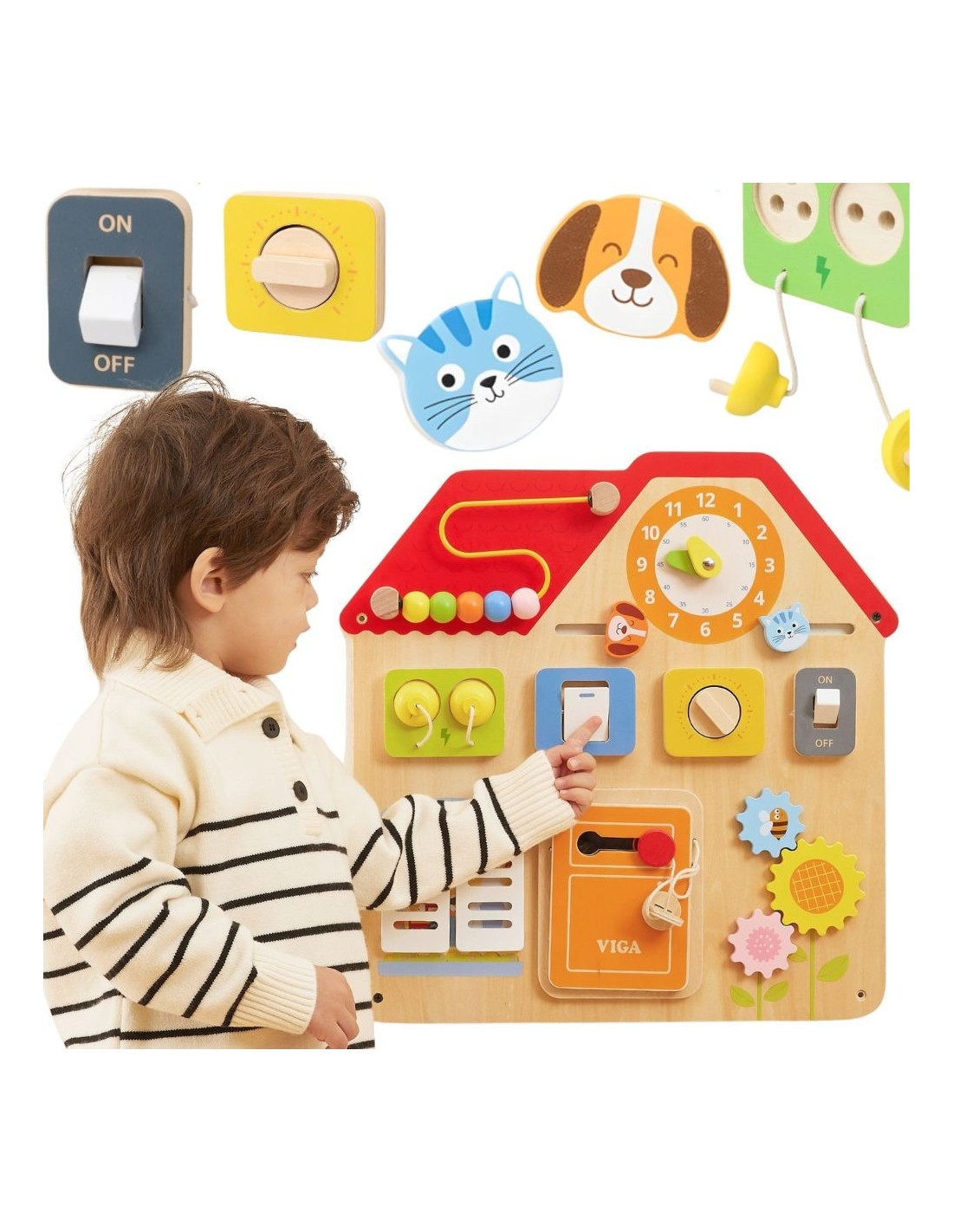 Aktivitāšu sienas panelis "Learning House"