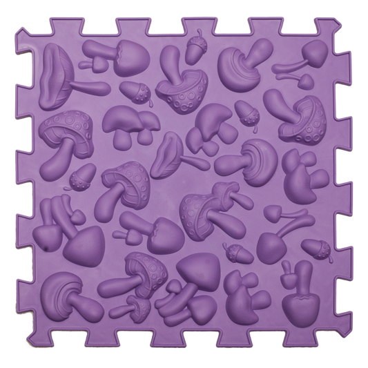 Ortopēdisko paklājiņu komplekts "Puzzle Mix Pastel 8"