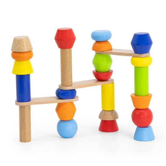 Koka konstruktors-balansieris "Block Tower Building Game"