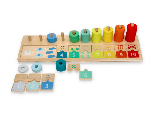 Развивающая игра "Counting and Matching Board 1-10"