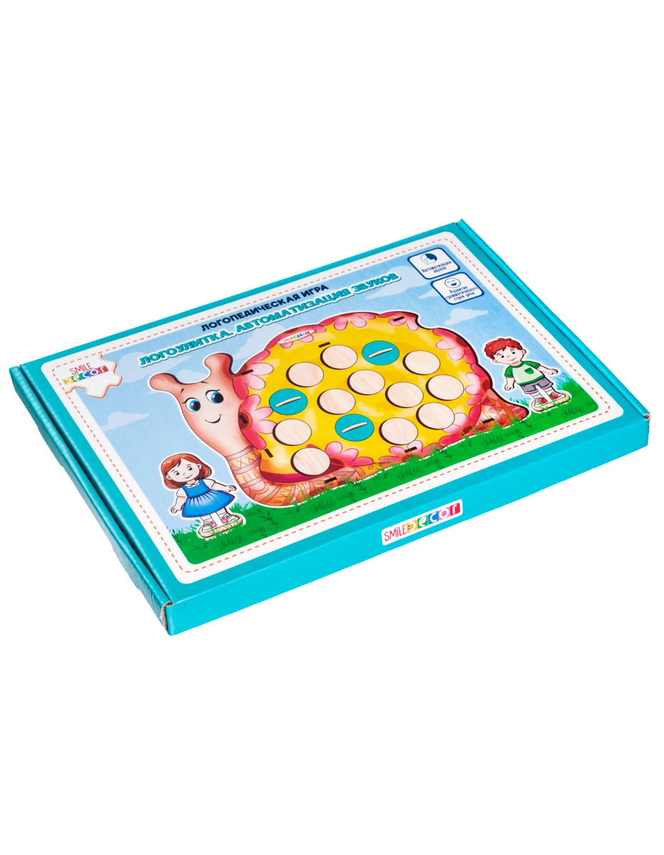 Logopēdiskā spēle "Logogliemezis. Skaņu automatizācija"