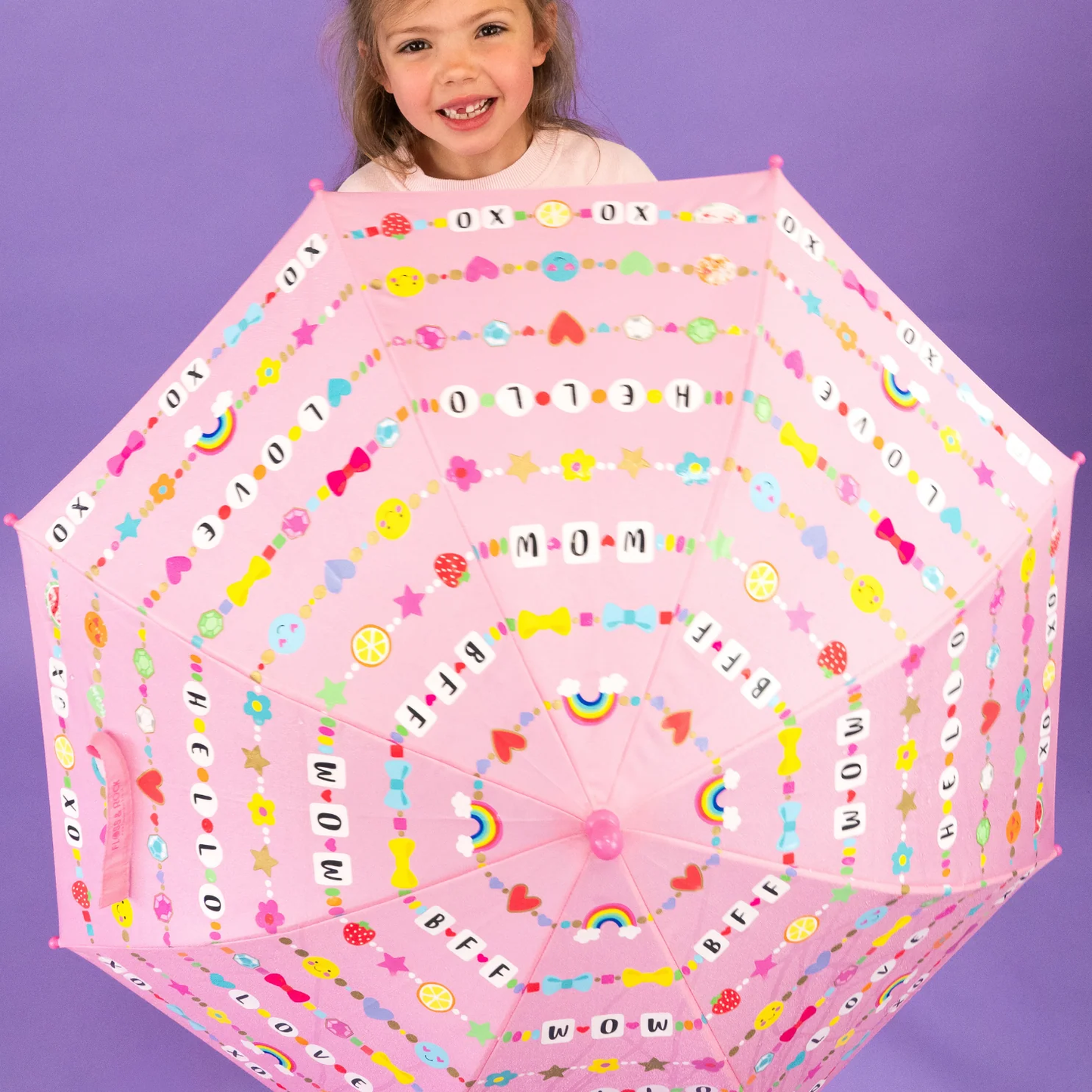 Krāsu mainošs lietussargs "Friendship"