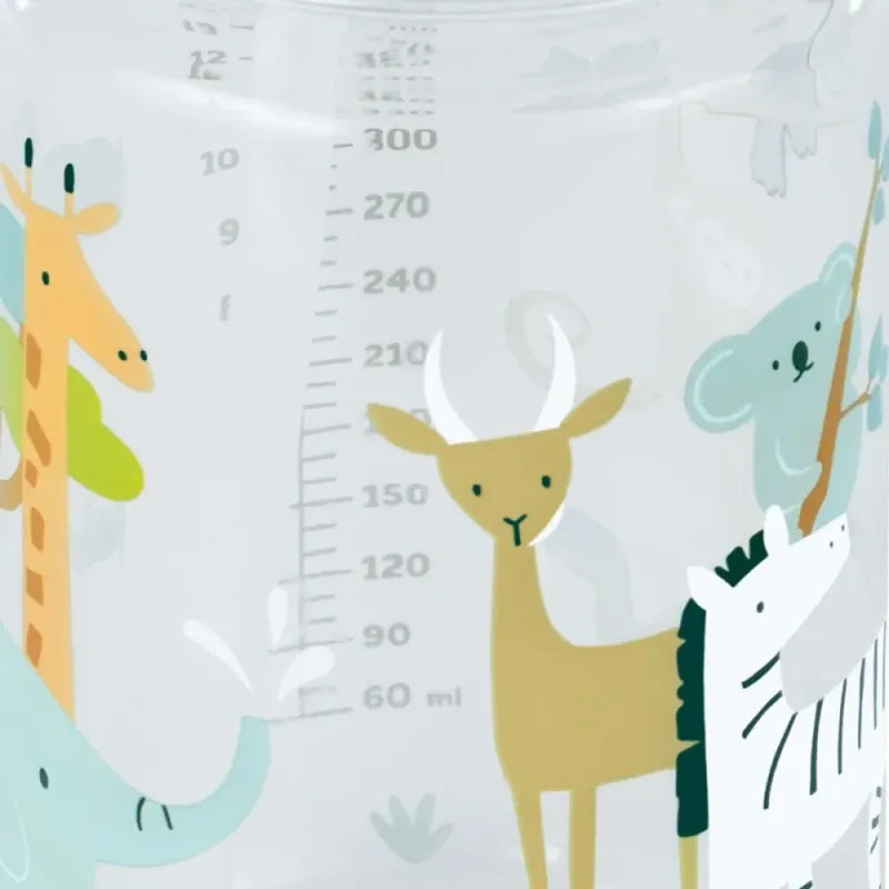 Ūdens pudele ar salmiņu "Jungle" (450 ml)