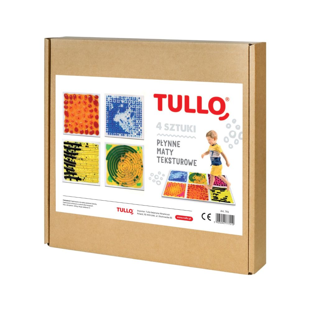 Teksturēti paklājiņi ar šķidrumu "Textured Liquid Mats" (4 gab.)