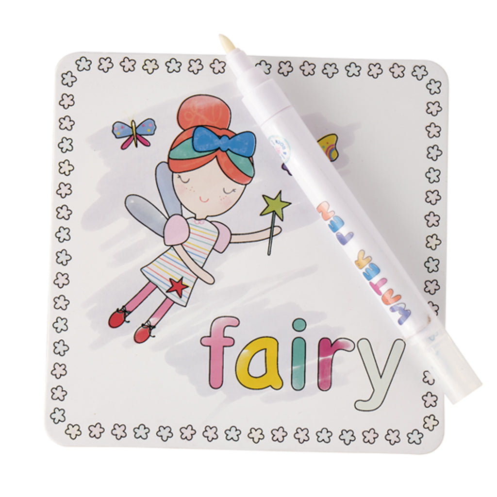 Magic water colour-in cards "Fairy"