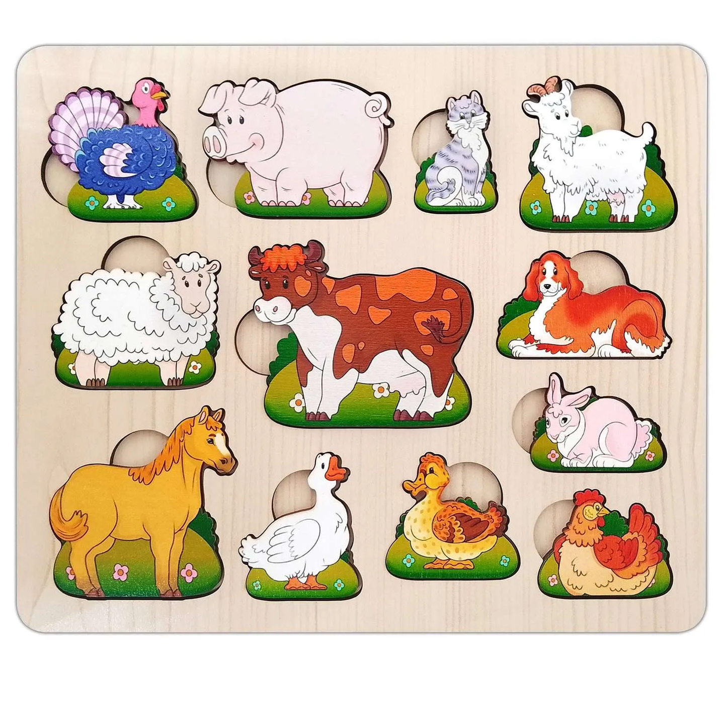 Koka rāmītis “Dzīvnieki un viņu mazuļi”