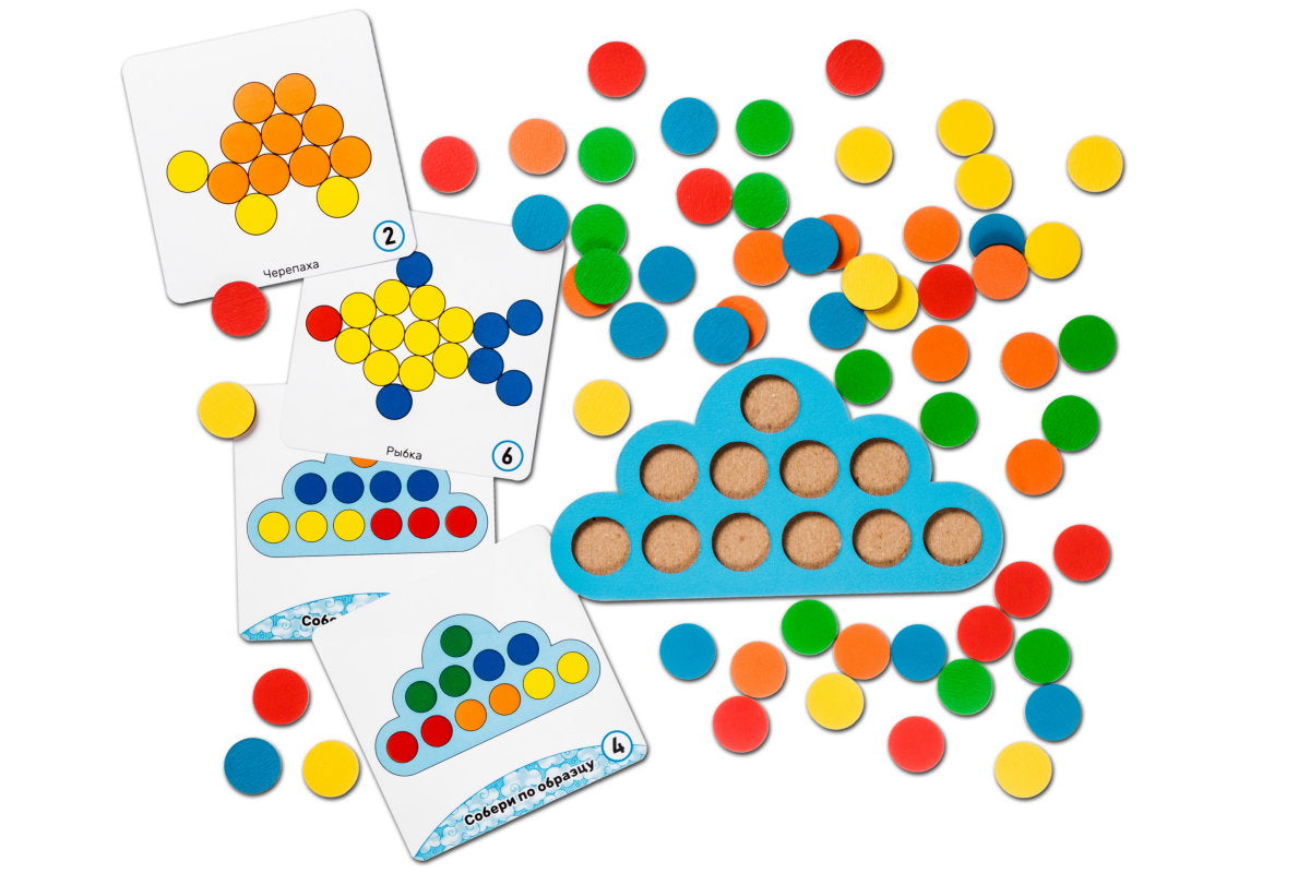 Koka mozaīka "Gudrais mākonītis"