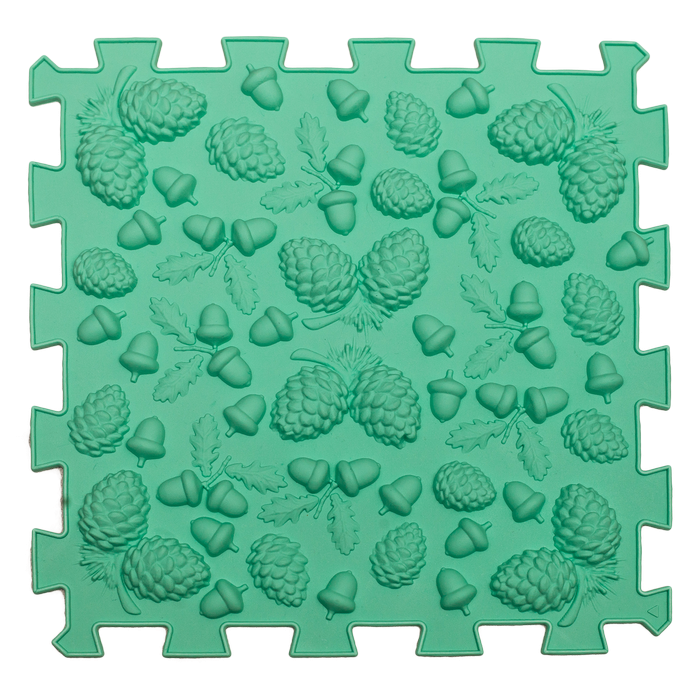 Ortopēdisko paklājiņu komplekts "Puzzle Mix Pastel 10"