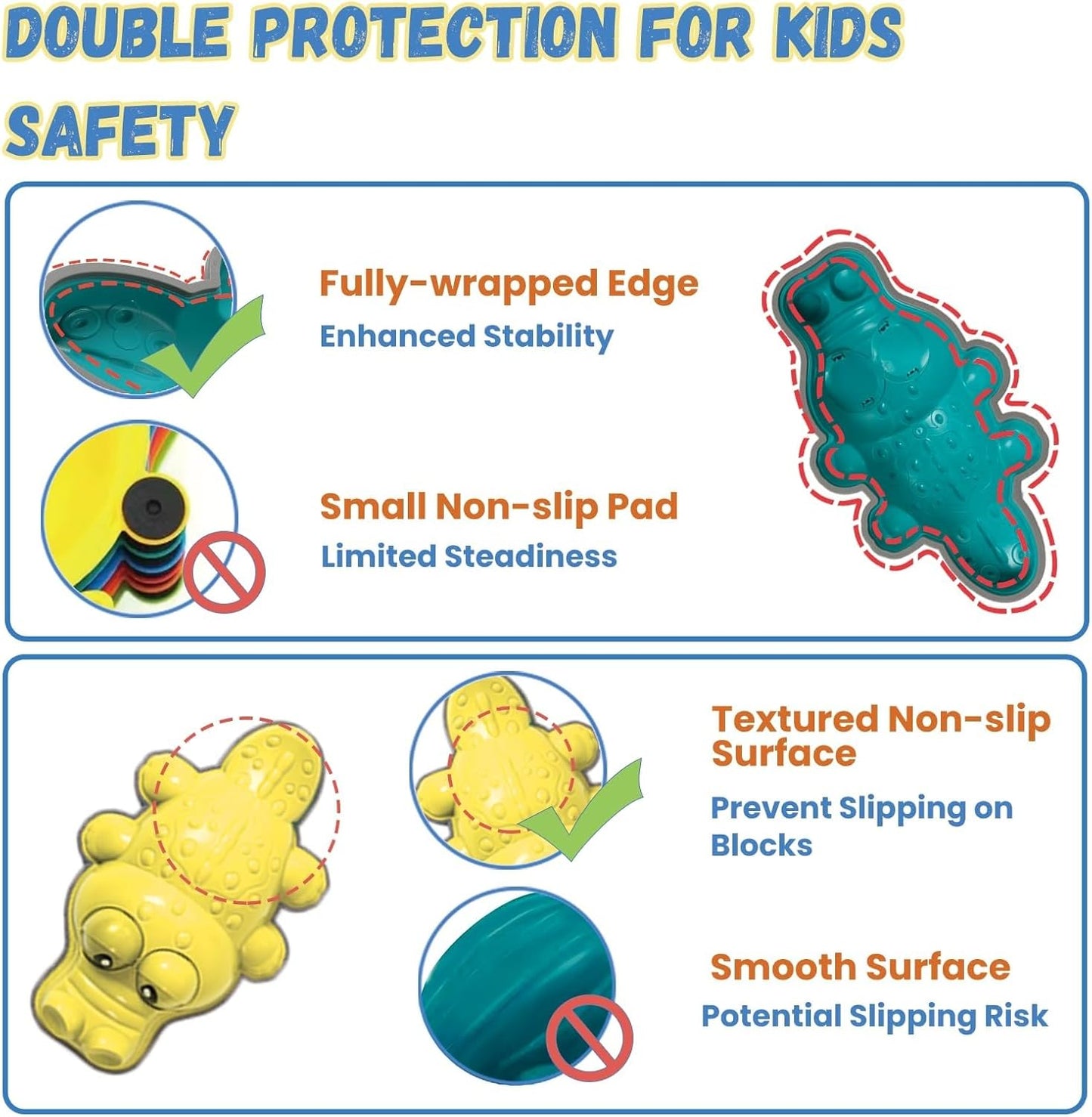 Sensorais balansa/līdzsvara celiņš "Crocodiles"