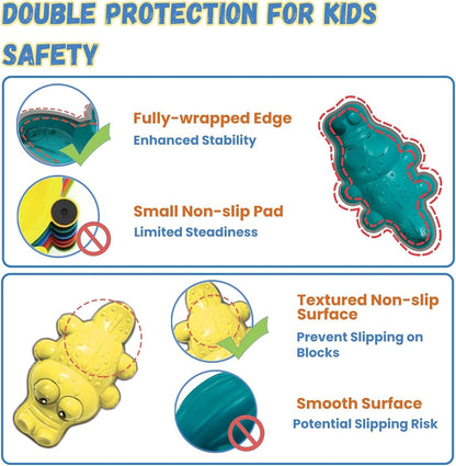 Sensorais balansa/līdzsvara celiņš "Crocodiles"