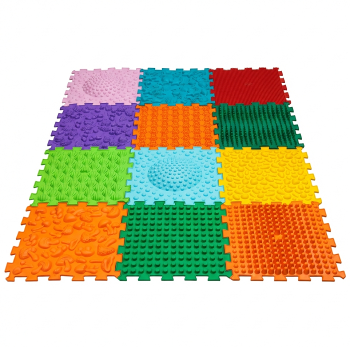 Ortopēdisko paklājiņu komplekts "Puzzle Mega Mix 12"