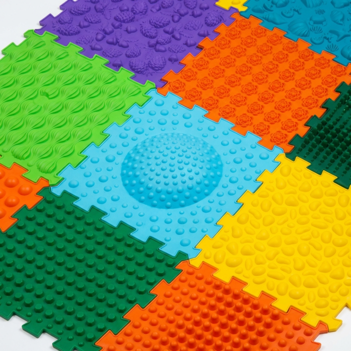 Ortopēdisko paklājiņu komplekts "Puzzle Mega Mix 12"