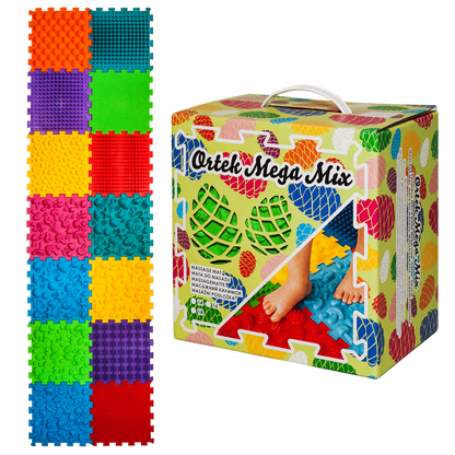 Ortopēdisko paklājiņu komplekts "Puzzle Mega Mix 14"