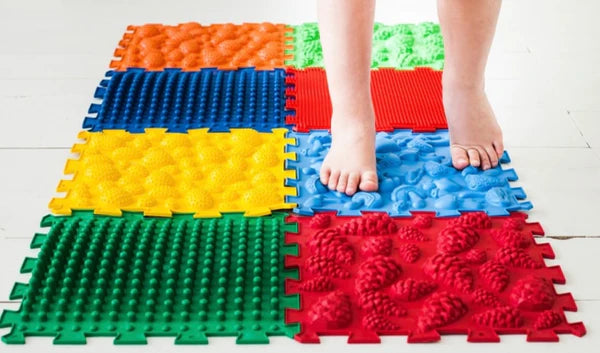 Ortopēdisko paklājiņu komplekts "Puzzle Mega Mix 18"