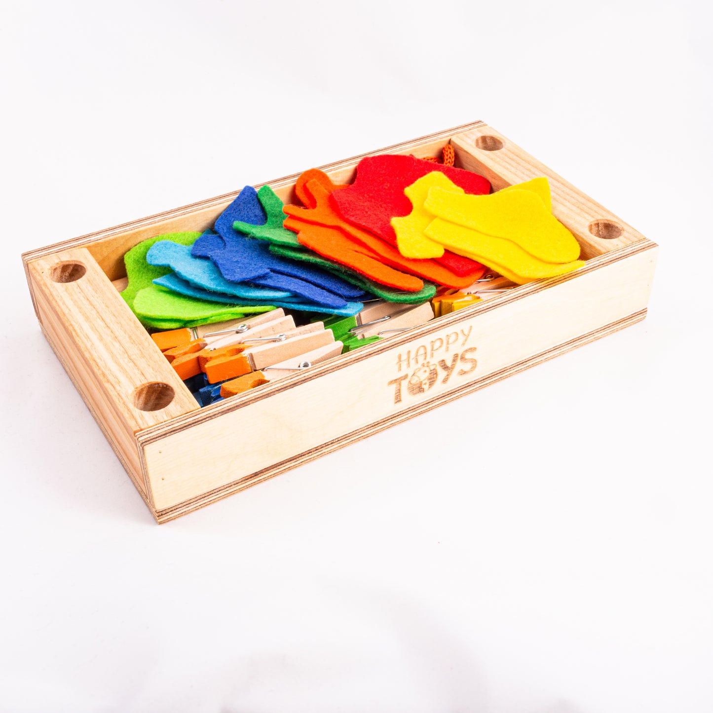 Attīstošā rotaļlieta-sorteris "Knaģējam-spēlējam"