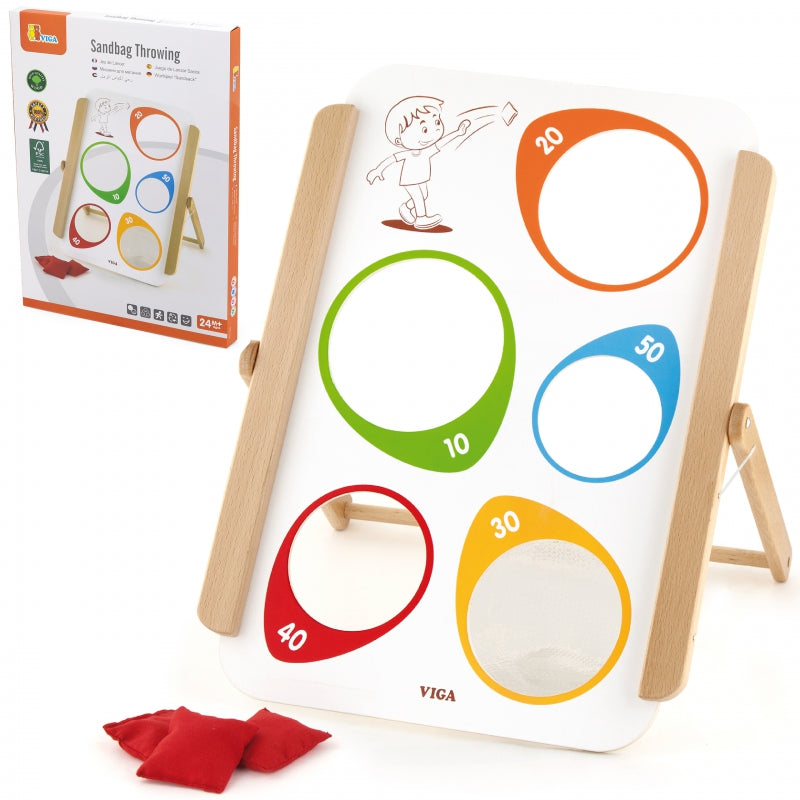 Mērķēšanas spēle "Sandbag Throwing"