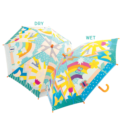 Krāsu mainošs lietussargs "Rainbows"