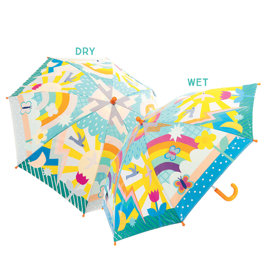 Krāsu mainošs lietussargs "Rainbows"