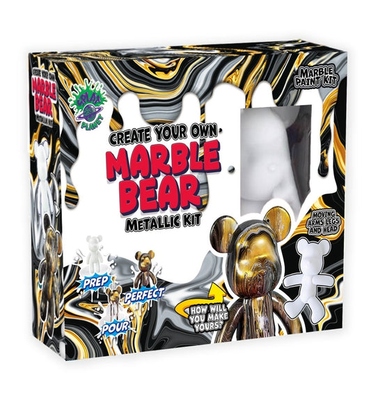 Radošais komplekts 'Marble Bear Metallic