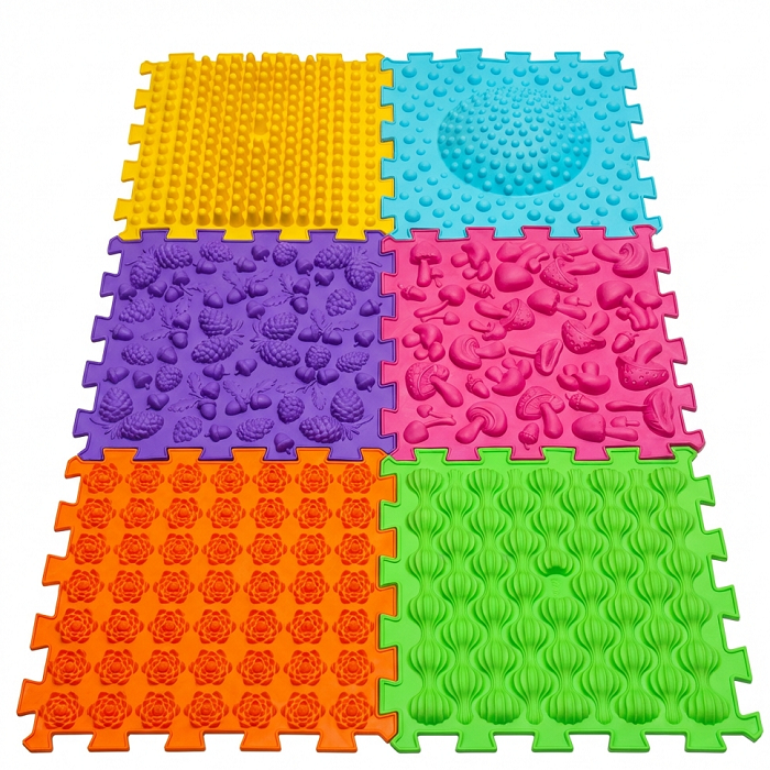 Ortopēdisko paklājiņu komplekts "Puzzle Mega Mix 6 NEW"