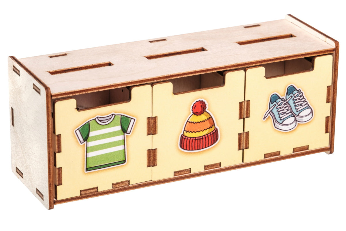 Koka sorteris "Apģērbi"