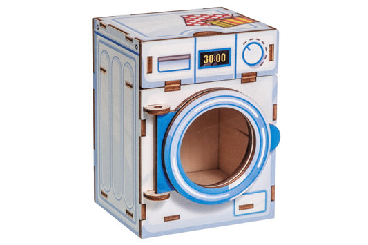 Attīstošā spēle ar Velcro "Veļas mašīna"