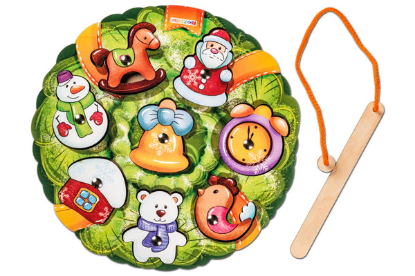 Magnētiskā makšķerēšana "Ziemassvētku vainags"