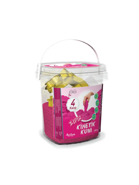 Kinētiskās smiltis (rozā, 500 g)