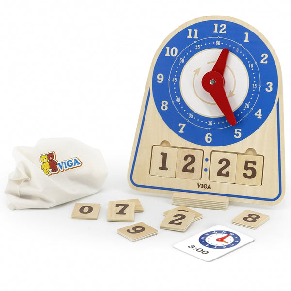 Koka pulkstenis "Learning Clock"