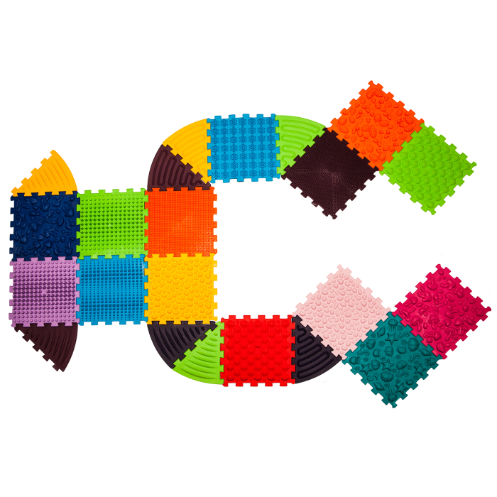 Ortopēdisko paklājiņu komplekts "Puzzle 14+8"
