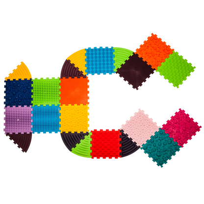 Ortopēdisko paklājiņu komplekts "Puzzle 14+8"