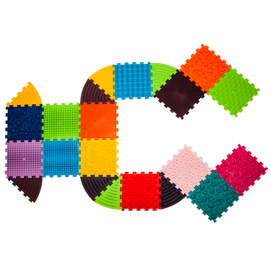 Ortopēdisko paklājiņu komplekts "Puzzle 14+8"