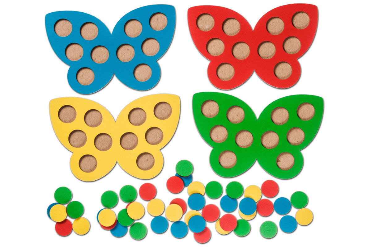 Koka mozaīka "Taureņi"