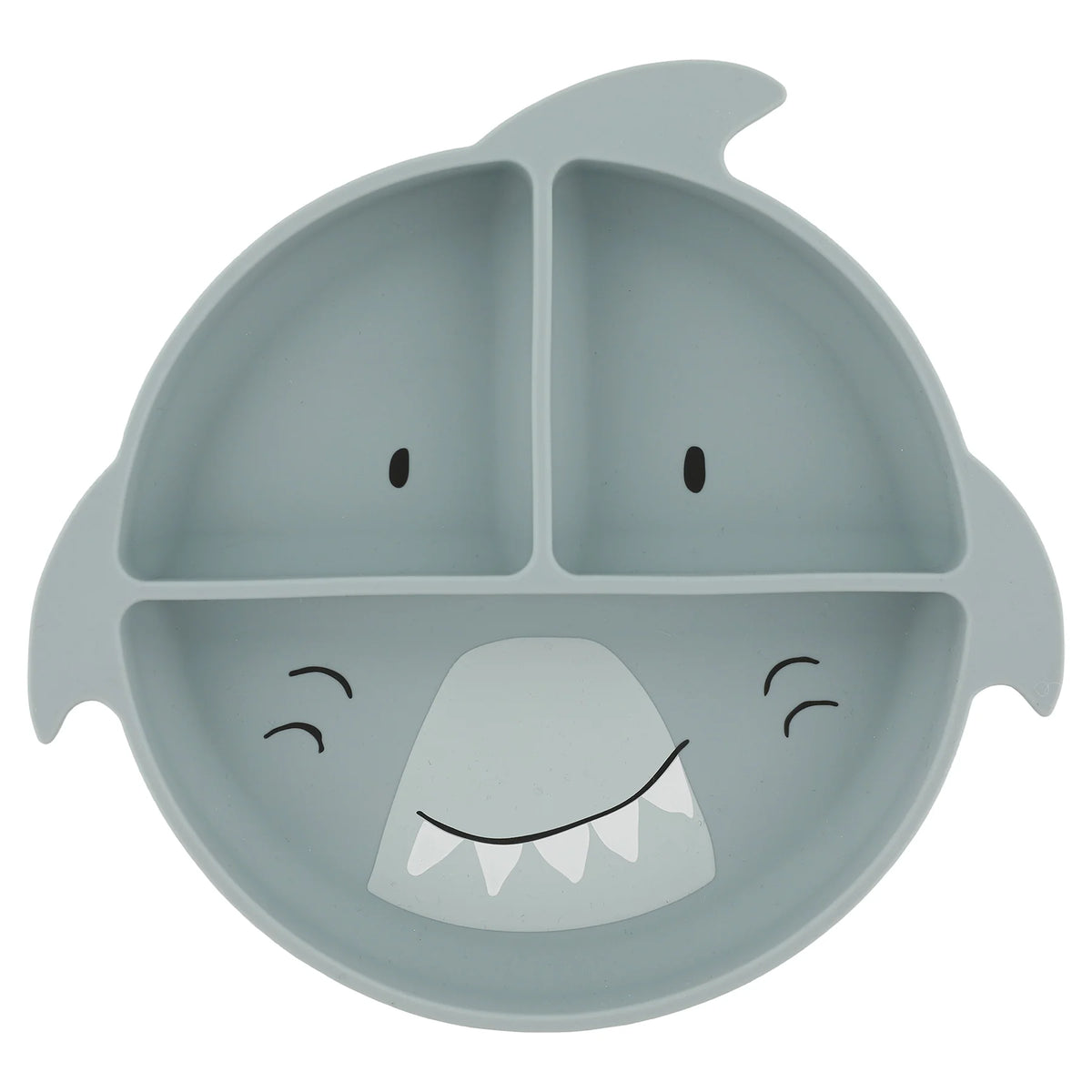 Silikona šķīvis ar piesūcekni "Mr. Shark"