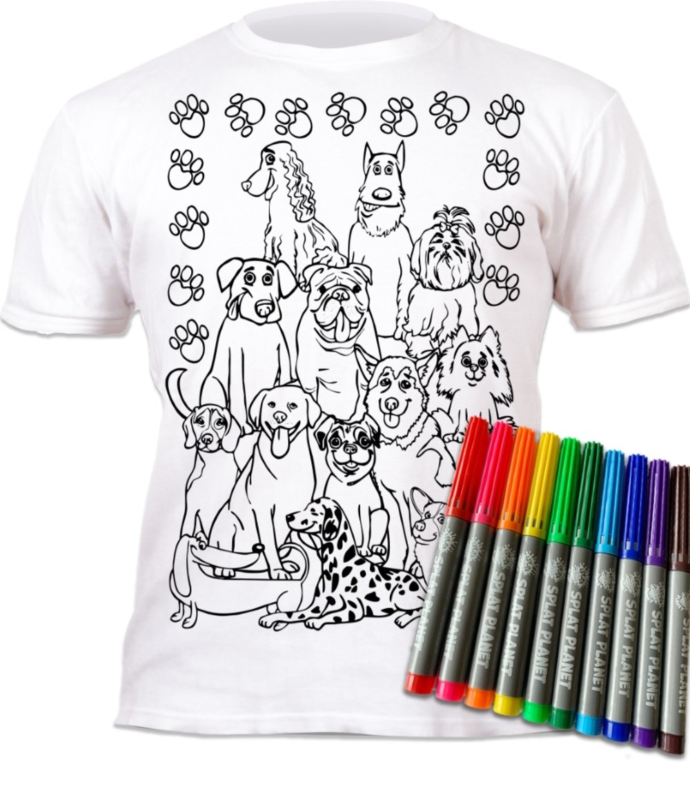 Майка-раскраска "Dogs"