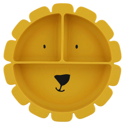 Silikona šķīvis ar piesūcekni "Mr. Lion"