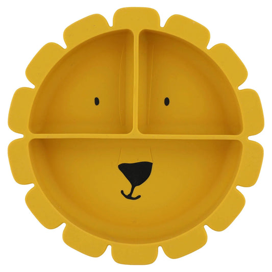Silikona šķīvis ar piesūcekni "Mr. Lion"