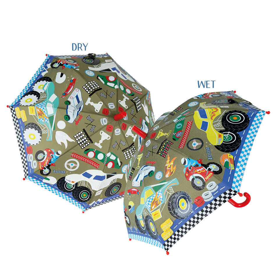 Krāsu mainošs lietussargs "Cars"