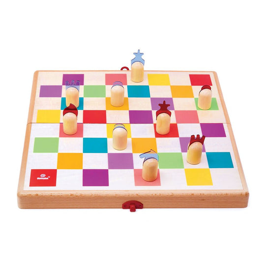 Galda spēļu komplekts: šahs, nardi, dambrete