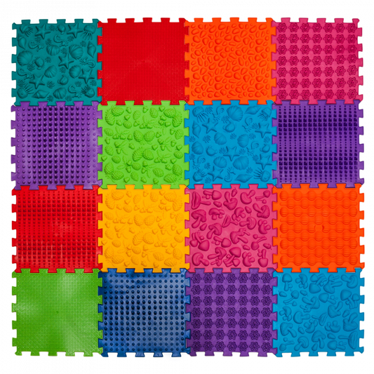 Ortopēdisko paklājiņu komplekts "Puzzle Mega Mix 16"