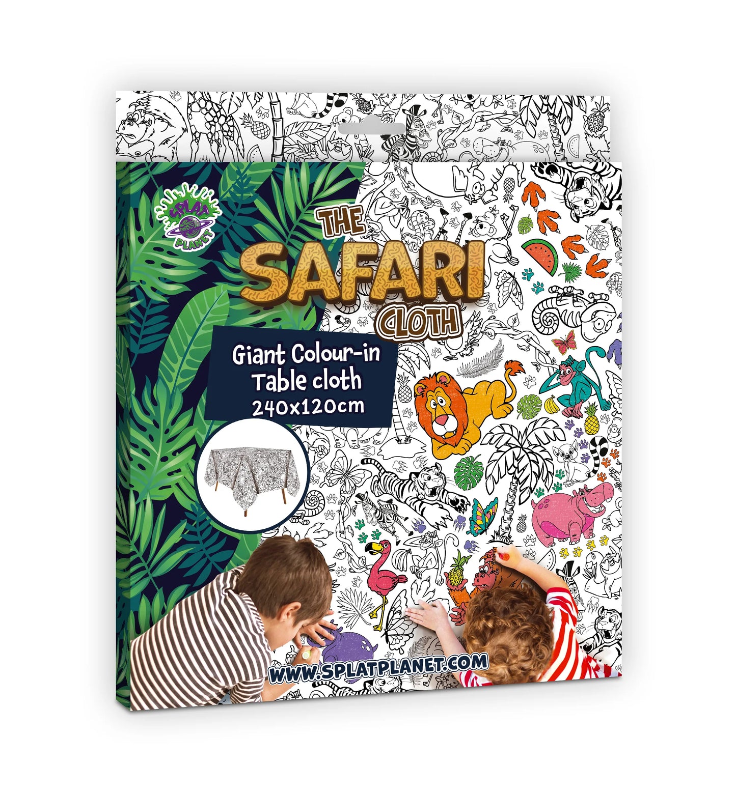 Krāsojamais galdauts "Safari"