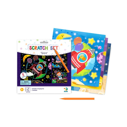 Набор для творчества "Scratch Set. Space"