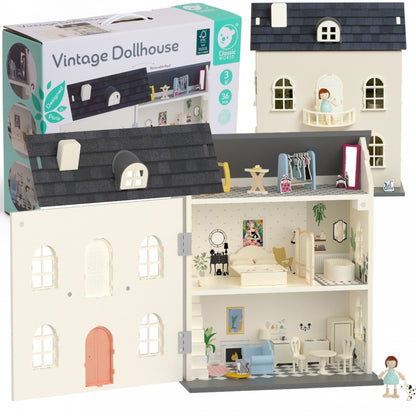 Vintāžas leļļu māja