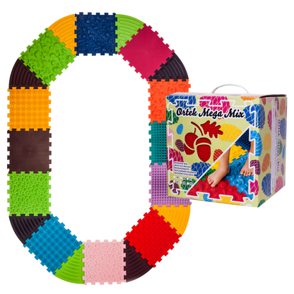 Ortopēdisko paklājiņu komplekts "Puzzle 12+8"