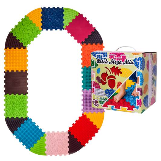 Ortopēdisko paklājiņu komplekts "Puzzle 12+8"