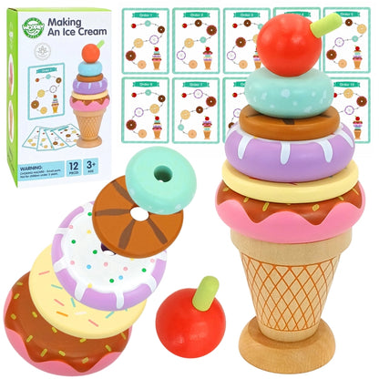 Koka saldējums "Making an Ice Cream"