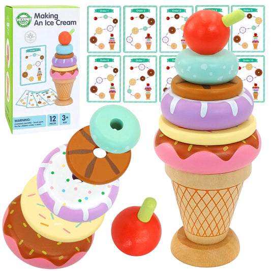 Koka saldējums "Making an Ice Cream"