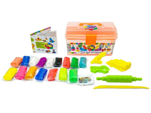 Radošais komplekts Modelēšanas mīkla Play Dough - Chest box Orange