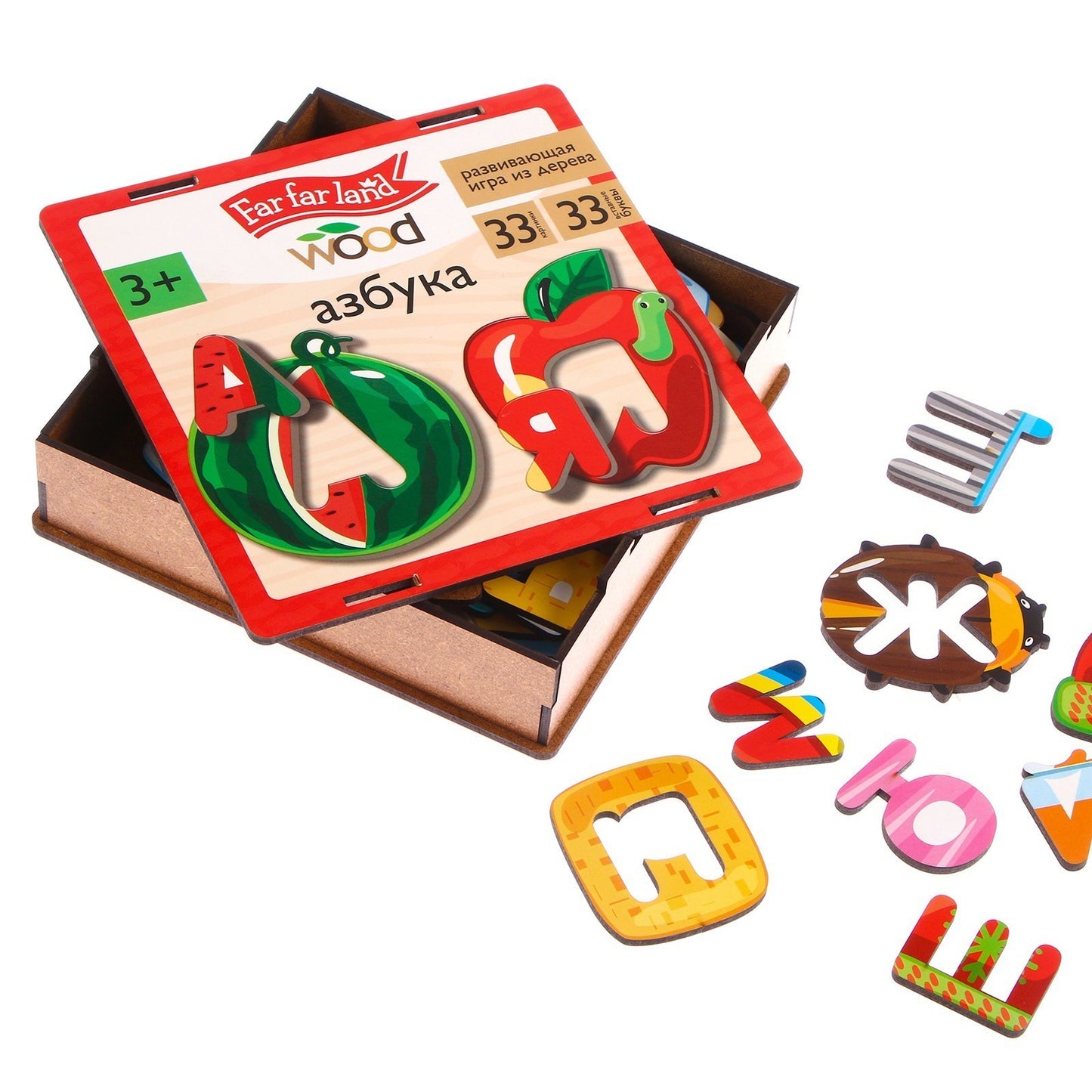 Koka puzle "Alfabēts"