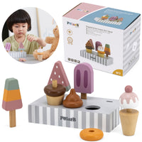 Koka saldējumu komplekts "Popsicle & Ice Cream Set"